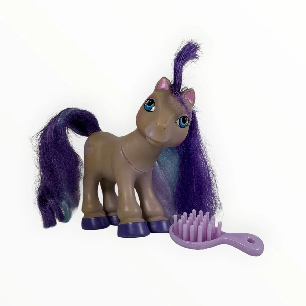 Vintage 2005 Pretty Petz Pony With Brush